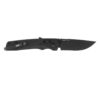 S.O.G SOG11180241 Flash AT 3.45" Folding Part Serrated Black TiNi Cryo D2 Steel Blade/Blackout